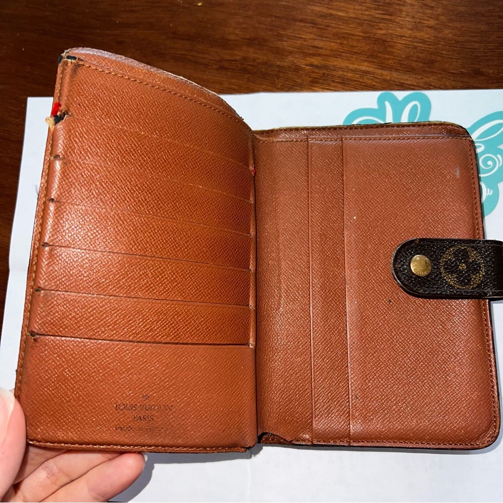 🛑project wallet 🛑LV Monogram Porte Papier Zippe Wallet Compact Canvas Bifold - Picture 3 of 14